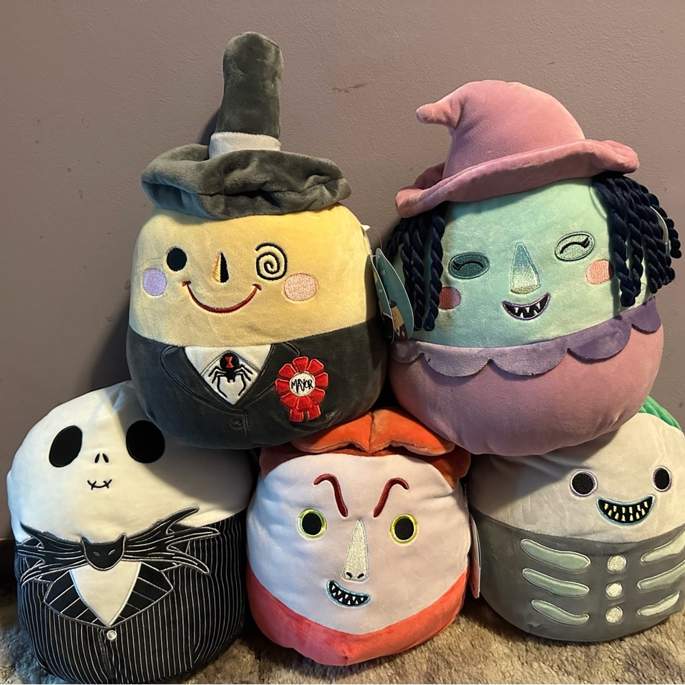 Nightmare before Christmas squishmallows 10 in set